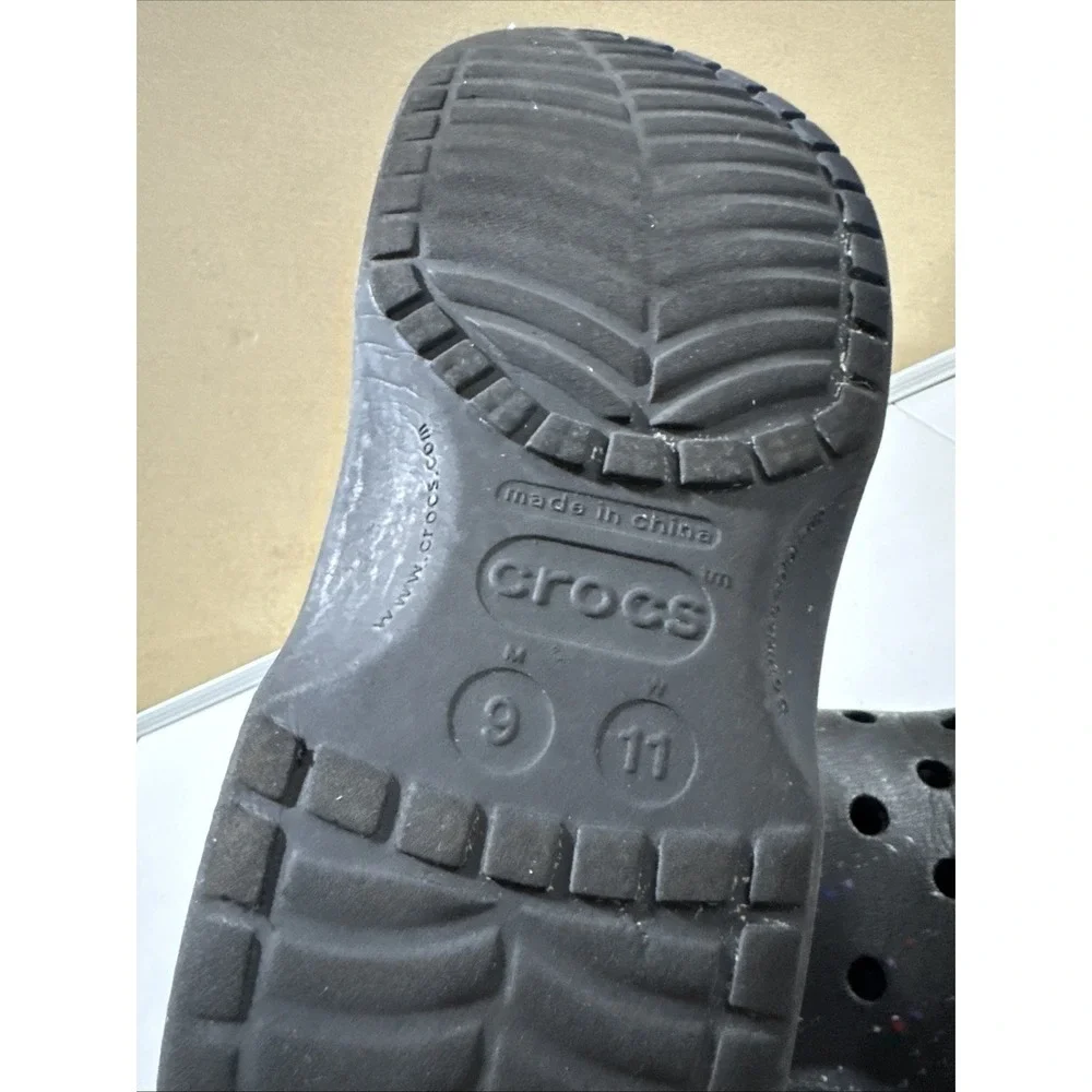 Classic Crocs Out of this world ll Unisex Clog Black painted Size M 9 / W 11